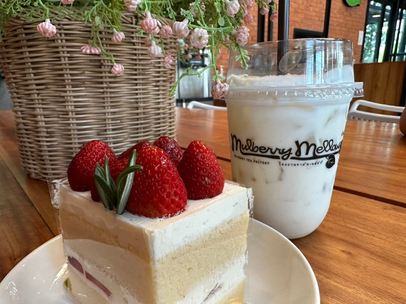 ของหวานร้านคาเฟ่ Mulberry Mellow